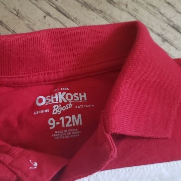 2 b'gosh collared onesies  9-12months. Never Worn. - Picture 2 of 6